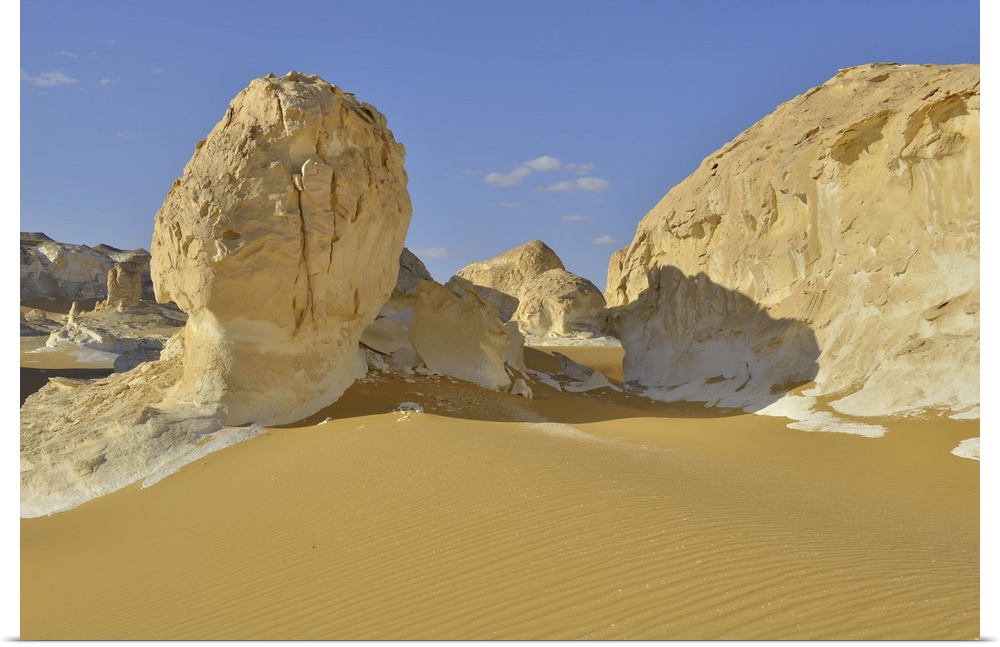 Rock Formations in White Desert, Libyan Desert, Sahara Desert, New Valley Governorate, Egypt