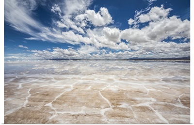 Salar De Uyuni, Salt Flat, During The Wet Season, Potosi Department, Bolivia