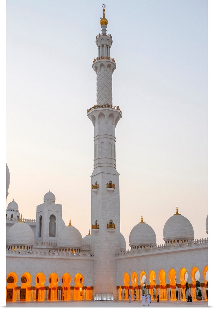 Sheikh Zayed Grand Mosque. The biggest mosque in the UAE and considered one of the 10 largest mosques in the world.