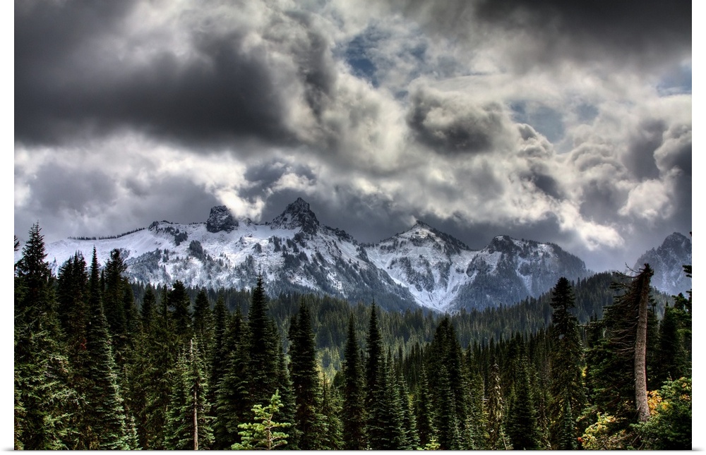 Storm Clouds, Mount Rainier, Pierce County, Washington