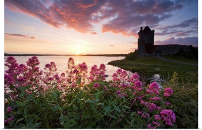 Sunset Over Dunguaire Castle, Kinvara, County Galway, Ireland