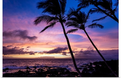 Sunset View From Wailea Coast, Maui, Hawaii