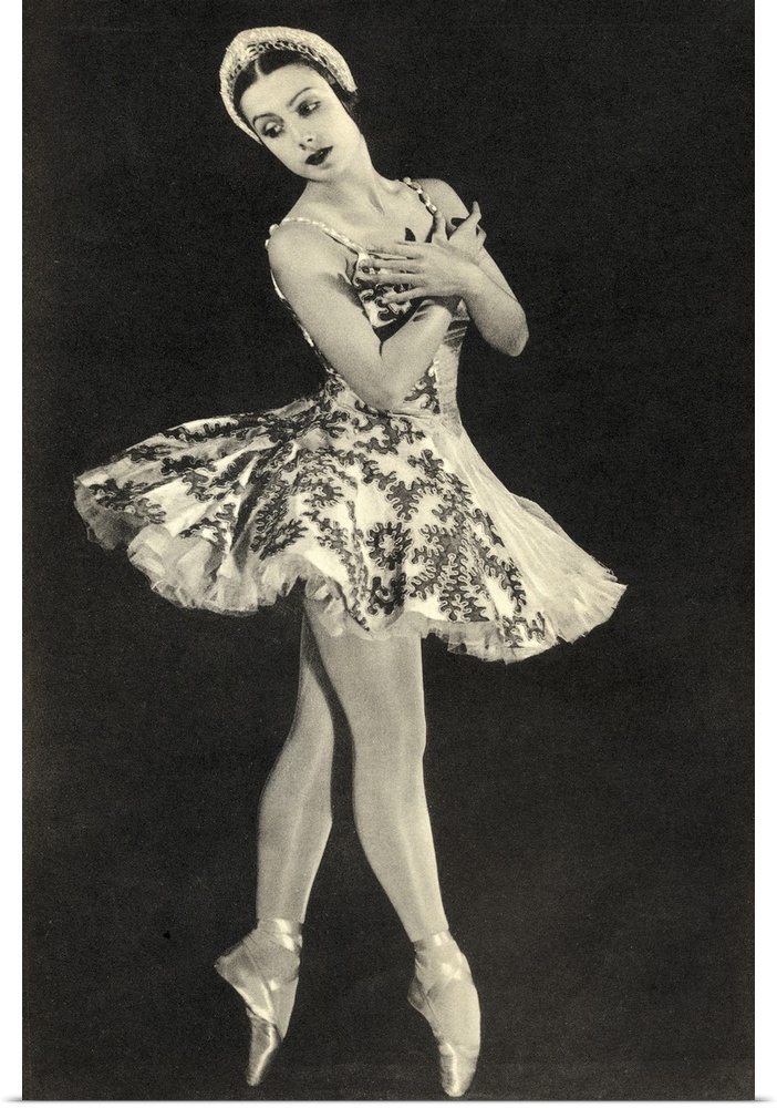 Tamara Toumanova, 1919-1996, Russian Ballerina And Actress. From The Book "Footnotes To The Ballet," Published 1938.