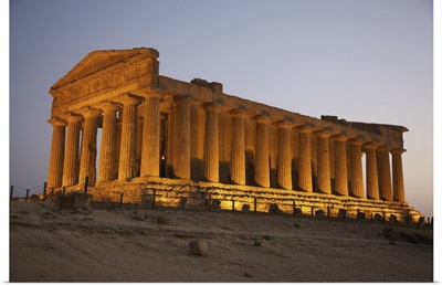 Temple Of Concordia In The Valley Of The Temples; Agrigento, Sicily, Italy