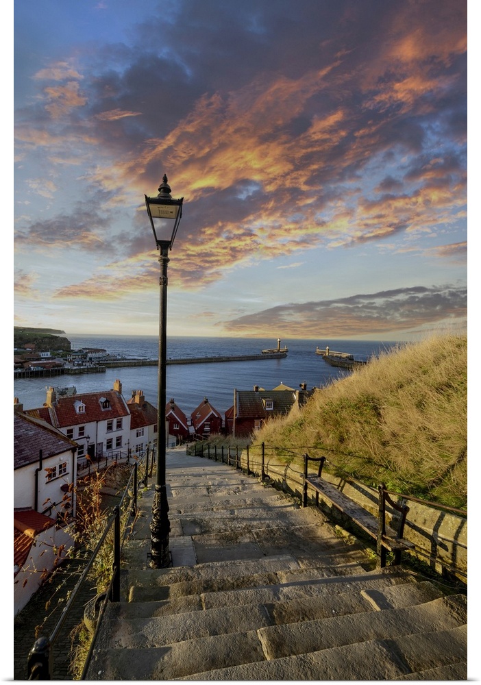 The 199 Steps at Whitby.
