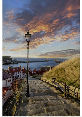 The 199 Steps At Whitby