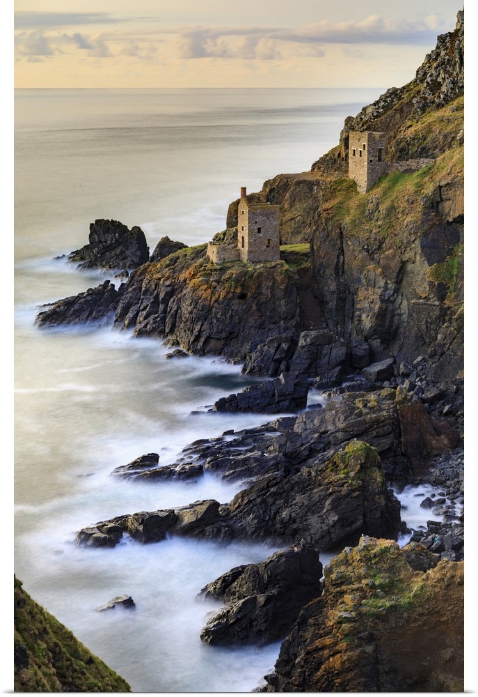 The Crowns Engine Houses at Botallack in Cornwall.