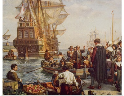 The Departure Of The Pilgrim Fathers, 1620