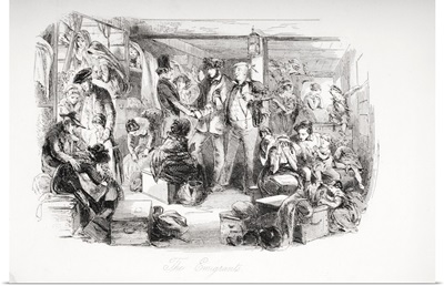 The Emigrants Illustration From The Charles Dickens Novel David Copperfield