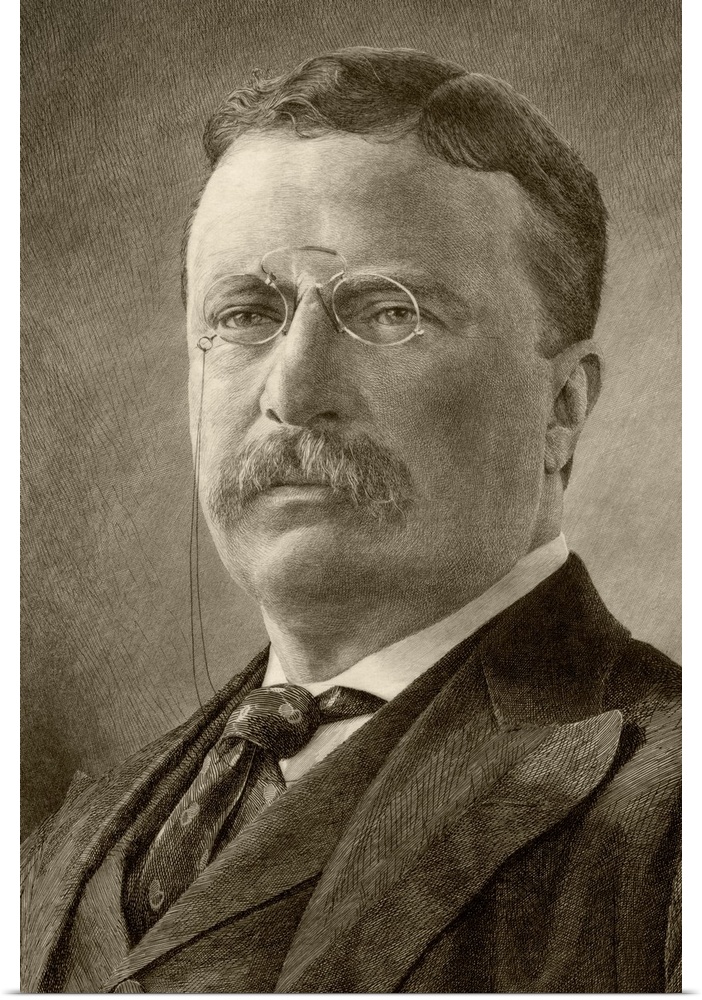 Theodore D. Roosevelt, 1858 To 1919. 26Th President Of The United States.