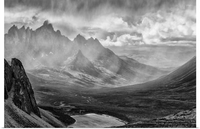 Tombstone Territorial Park, with Tombstone Mountain, Yukon, Canada