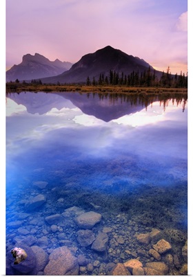 Vermilion Lakes, Mount Rundle, Banff National Park, Alberta, Canada
