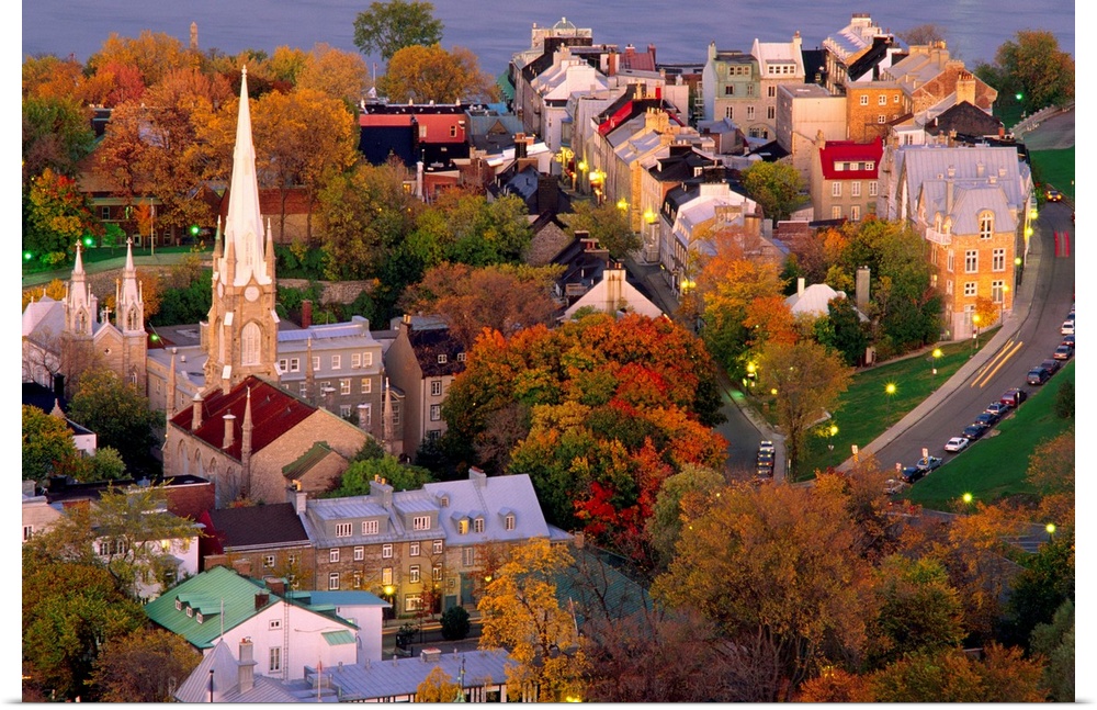 View Of Chalmers-Wesley Church In Vieux-Quebec, Quebec City, Canada