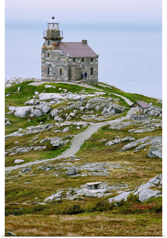 View Of Lighthouse, Rose Blanche, Newfoundland, Canada
