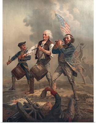 Yankee Doodle Or The Spirit Of '76 Chromolithograph