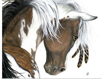 Tri Colored Paint Horse