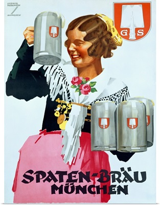 1924 German Spaten-Brau Beer