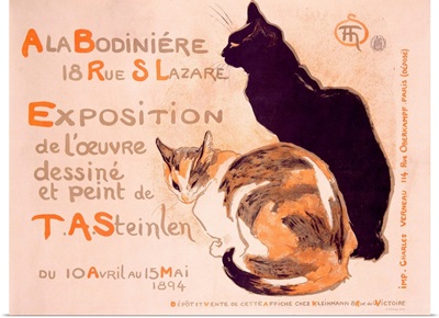 Ala Bodiniere, Vintage Poster, by Theophile Alexandre Steinlen