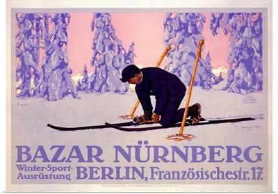 Bazar Nurnberg, Vintage Poster, by Carl Kunst