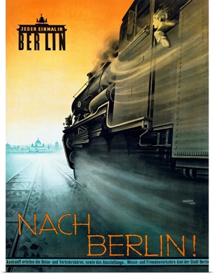 Berlin, Nach, Vintage Poster, by Rosen