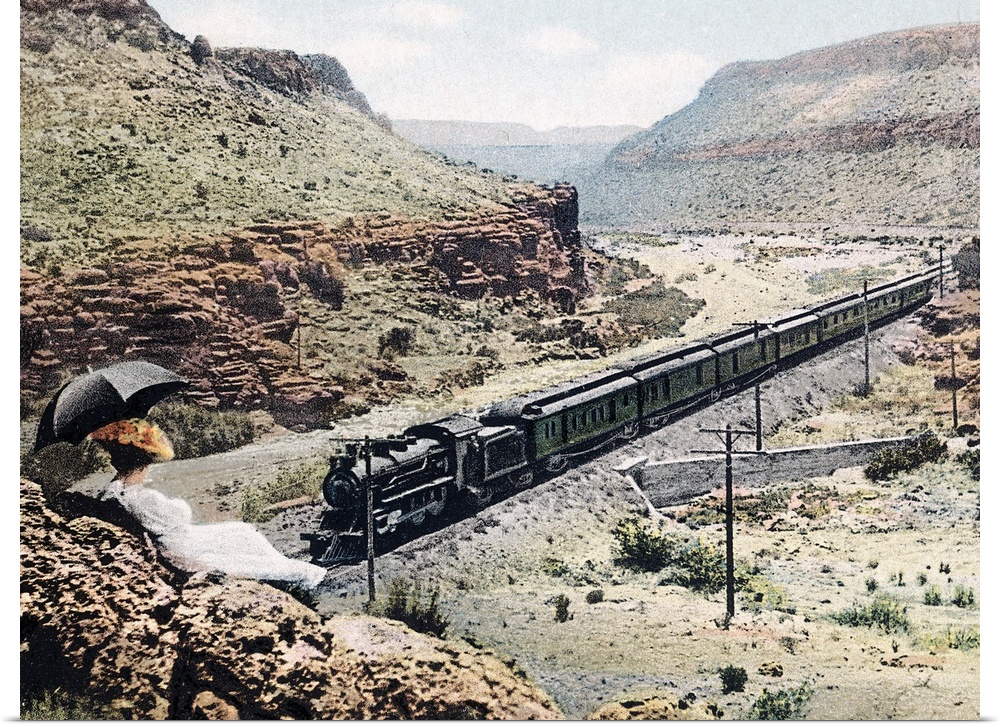 California Limited in Crozier Canyon Arizona Vintage Photograph 1