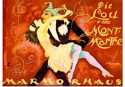 Carnival at Marmorhaus, Vintage Poster