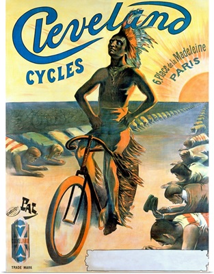 Cleveland Cycles, Vintage Poster, by Jean de Paleologue