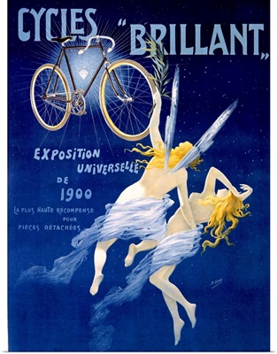 Cycles Brilliant, Vintage Poster, by Henri Gray