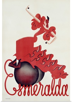Esmeralda, Vintage Poster, by T.L. Madrazo