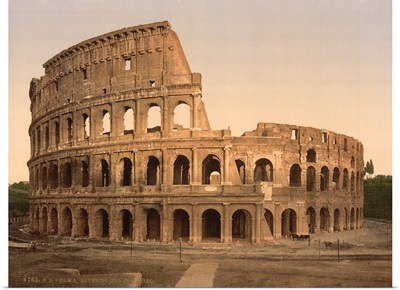 Exterior Of The Coliseum, Rome, Italy
