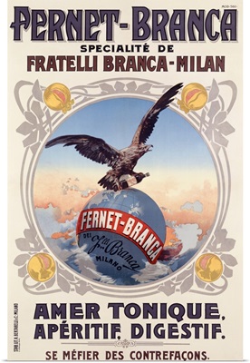 Fernet Branca, Amer Tonique, Vintage Poster
