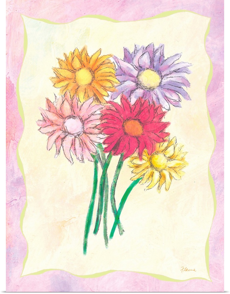 Flowers Inspirational Print