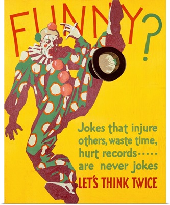 Funny?, motivational, Vintage Poster