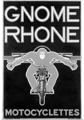 Gnome Rhone, Motocyclettes, Vintage Poster