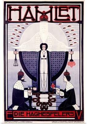 Hamlet , Vintage Poster