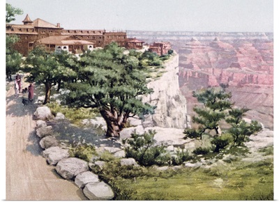 Hotel El Tovar Grand Canyon of Arizona Vintage Photograph