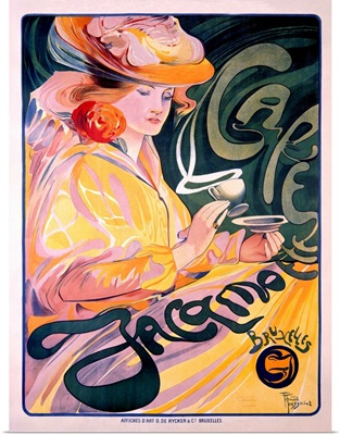 Jacqmotte Cafe, Vintage Poster