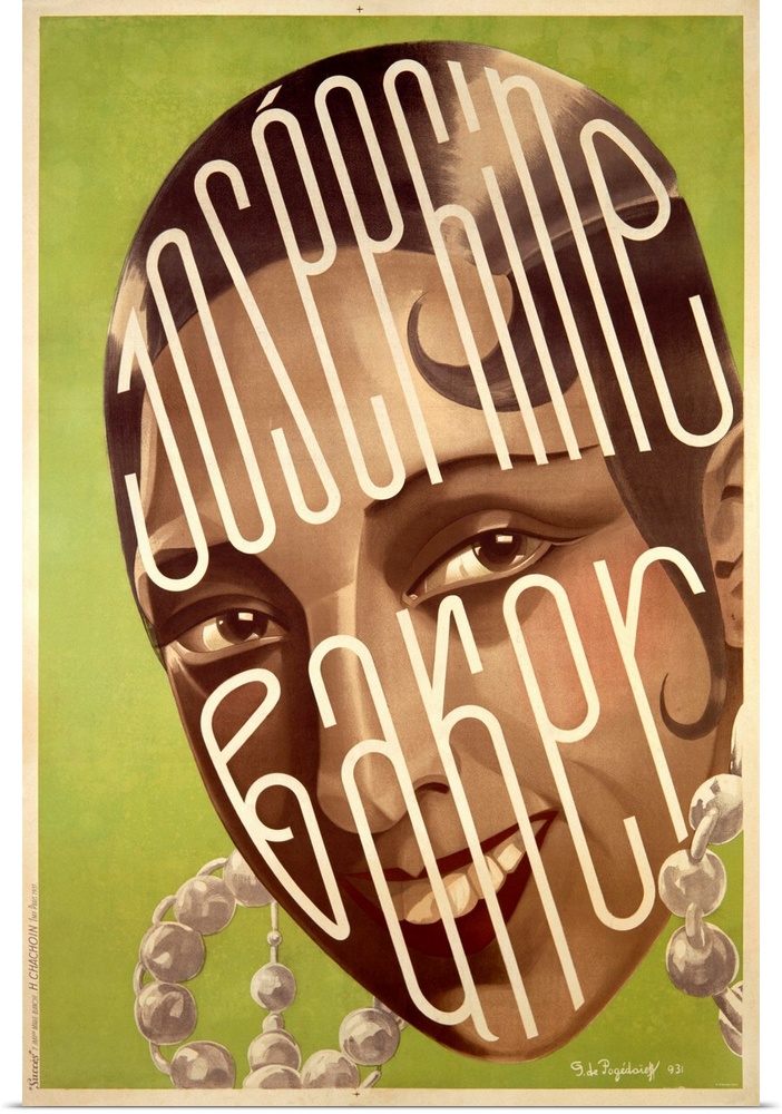 Josephine Baker, Vintage Poster