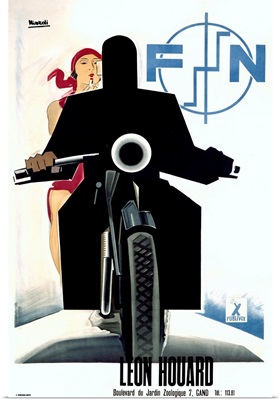 Leon Houard, Vintage Poster, by Marcello Nizzoli