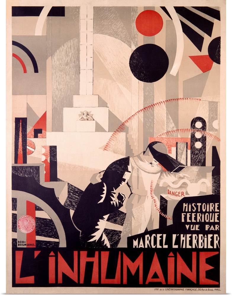 LInhumaine, Vintage Poster