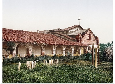 Mission San Antonio California Vintage Photograph
