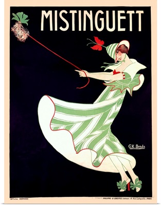 Mistinguett, Vintage Poster, by Georges Kugelmann Benda