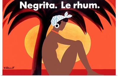 Negrita Le Rhum Vintage Advertising Poster