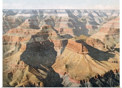 North from Pima Point Grand Canyon National Park Arizona Vintage Photograph