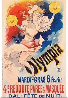 Olympia, Vintage Poster, by Jules Cheret