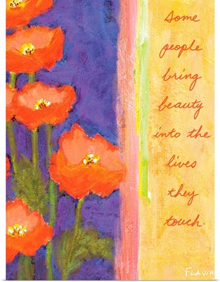 Poppies Inspirational Print