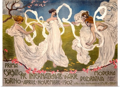Prima Esposizione Internazionale dArte Decorativa Moderna, Vintage Poster