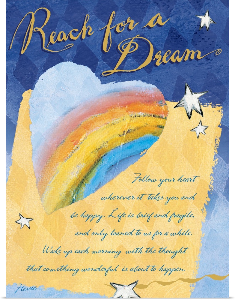 Reach for a Dream Inspirational Print