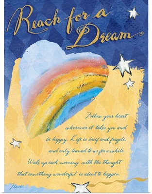 Reach for a Dream Inspirational Print