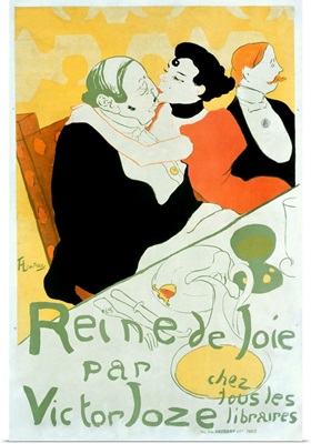 Reine De Joie, Vintage Poster, by Henri de Toulouse Lautrec